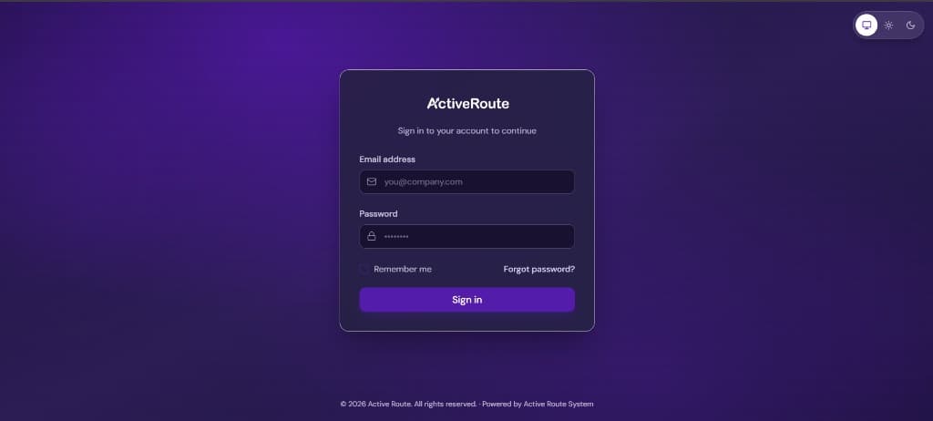 ActiveRoute screenshot